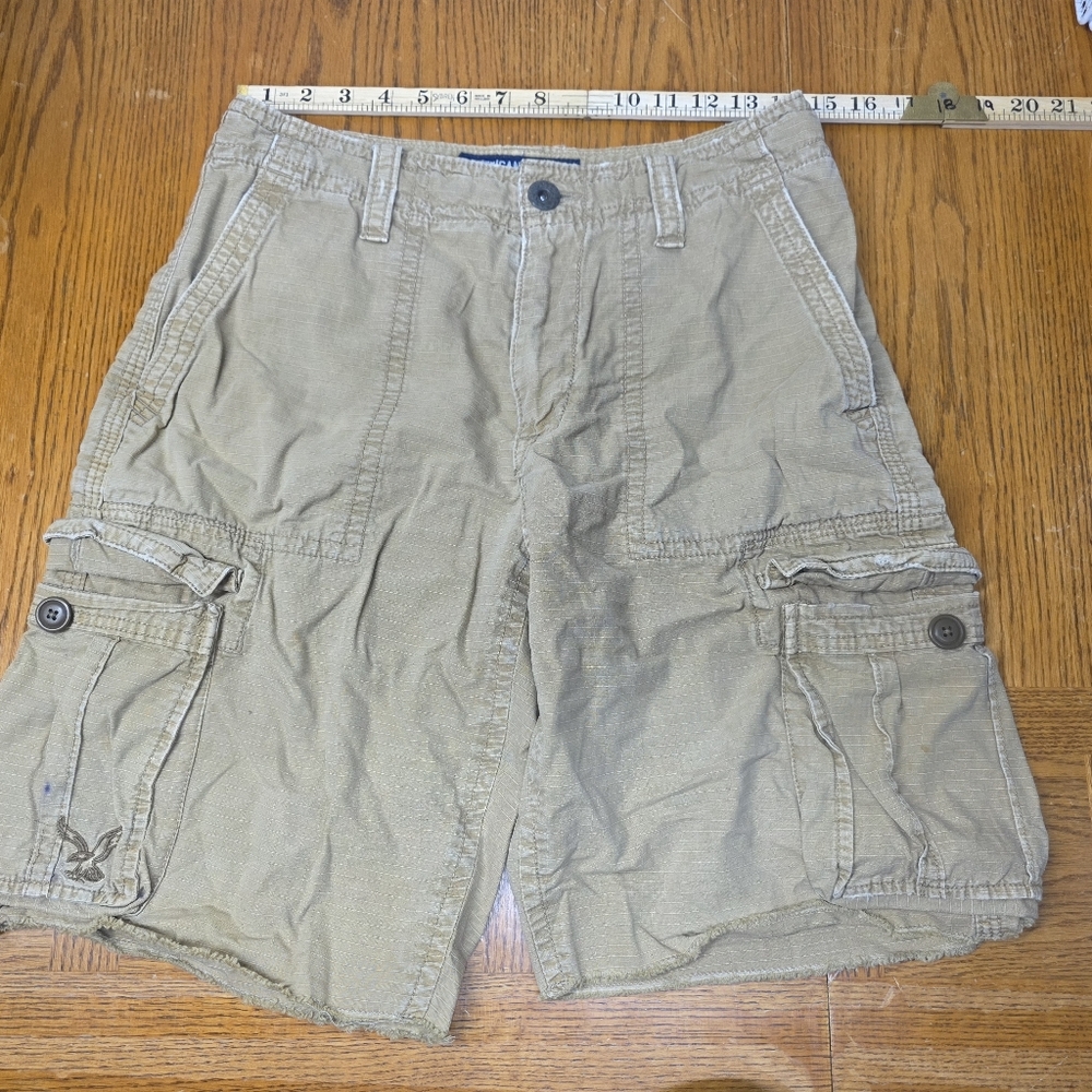 American Eagle Outfitters Men's Size 30 Cargo Brown Shorts